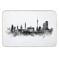 Berlin Skyline  Easy To Clean Bath Mat