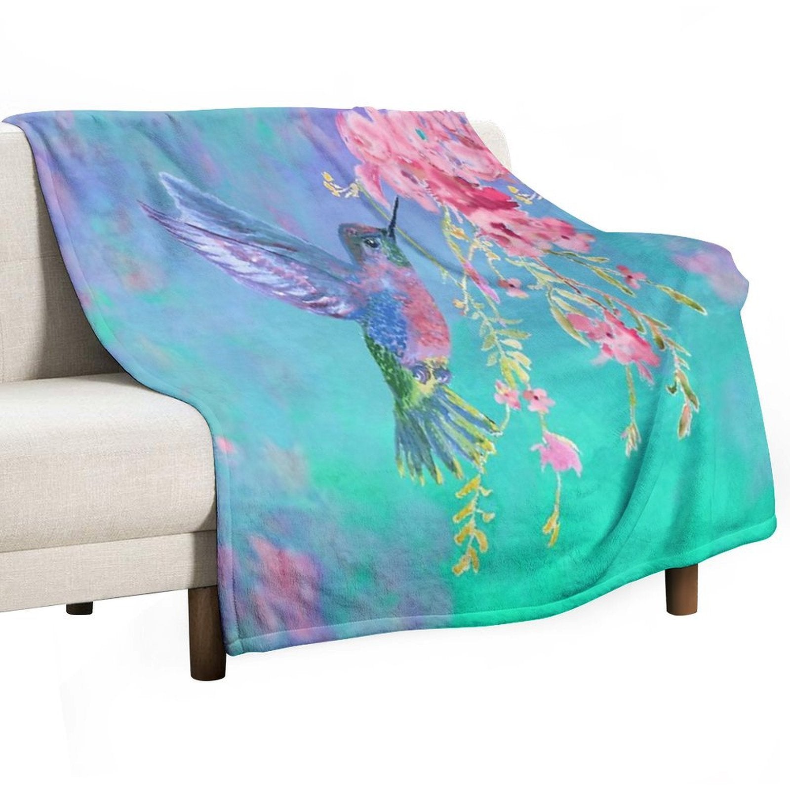 Live A Colorful Life Quick-dry Throw Blanket