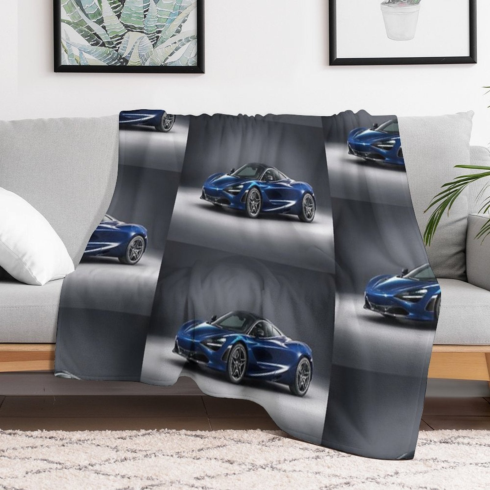McLaren 720s Shrink-resistant Throw Blanket