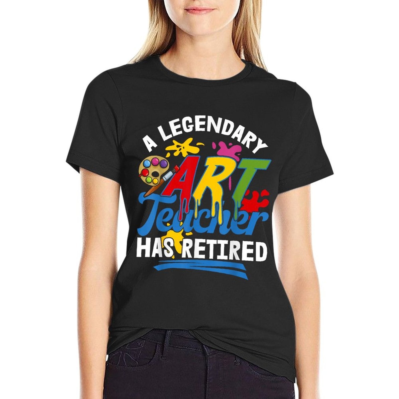 A Legendary Art Teacher Has Retired Retirement Party Gift  High-quality Stitching T-Shirt