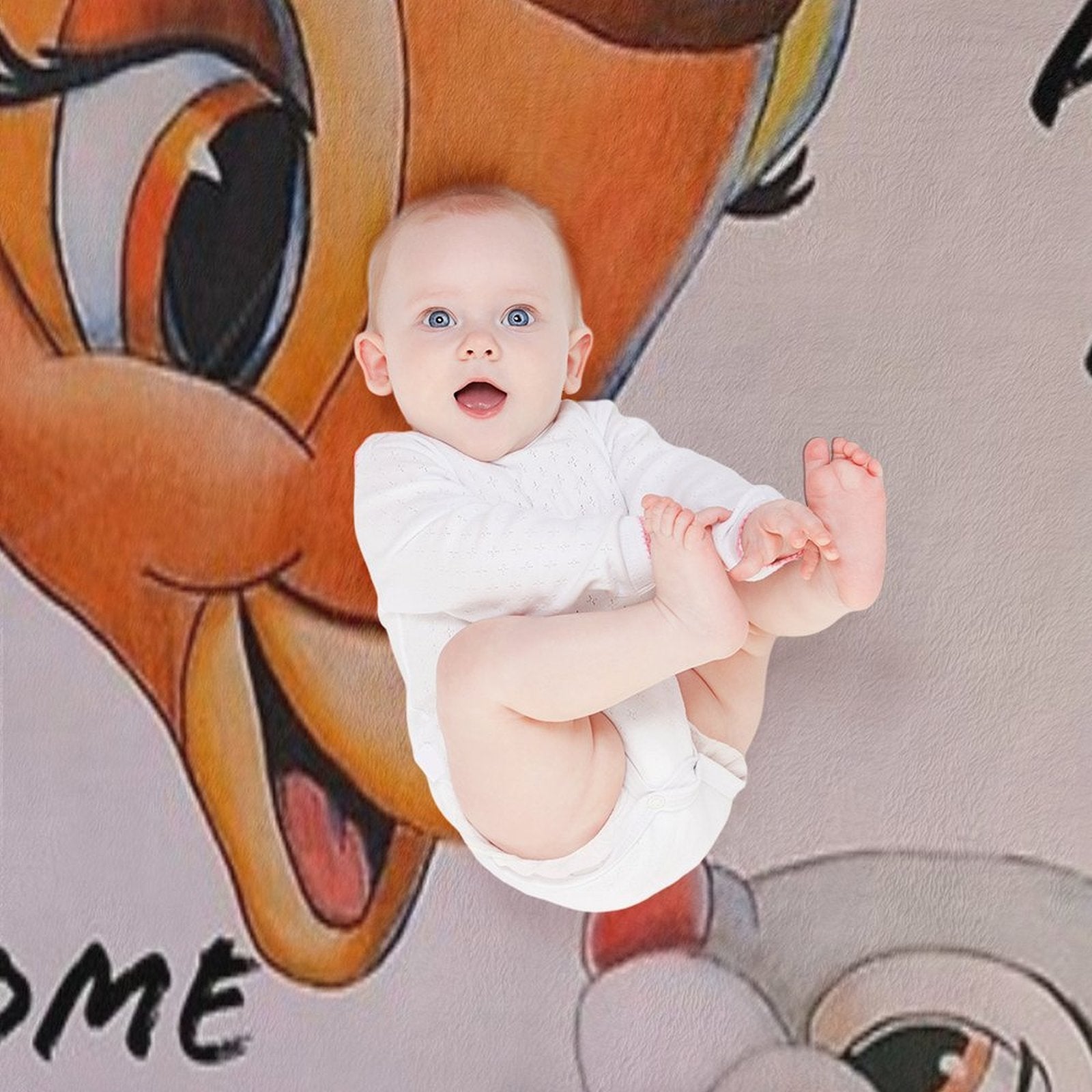 Bambi And Thumper Gift-ready Throw Blanket
