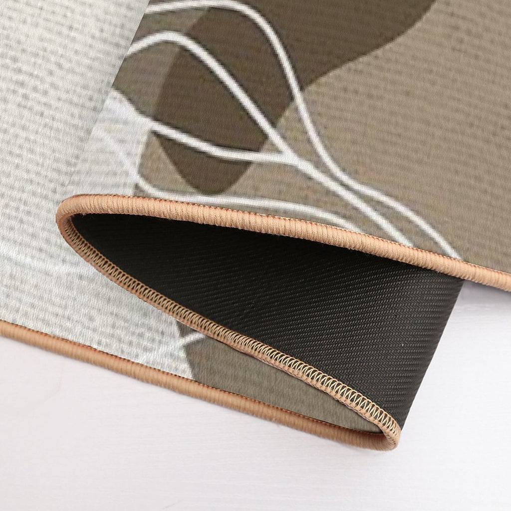 Leafy Lane in Neutral 1  Dirt-Trapping Bath Mat