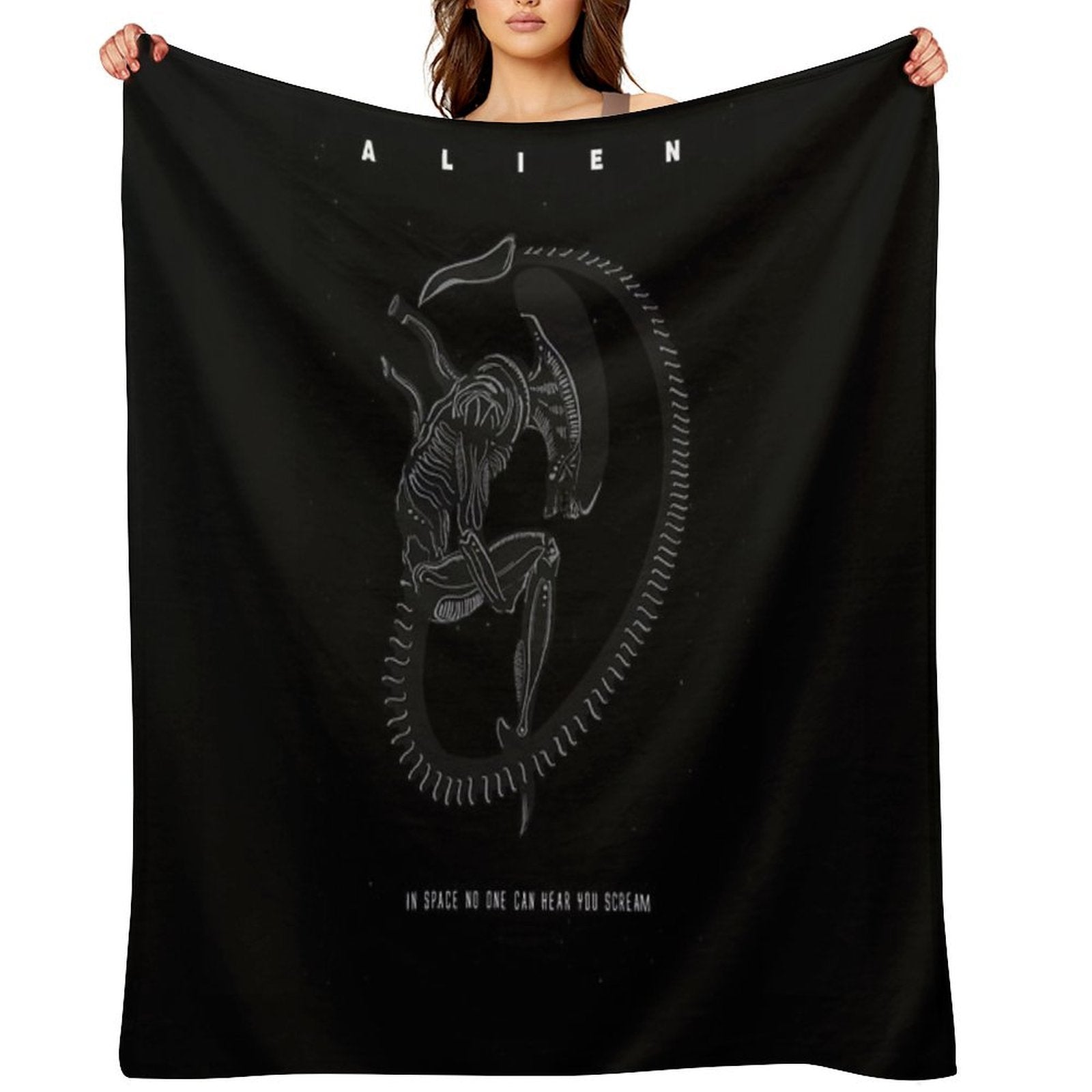 A L I E N Gift-ready Throw Blanket