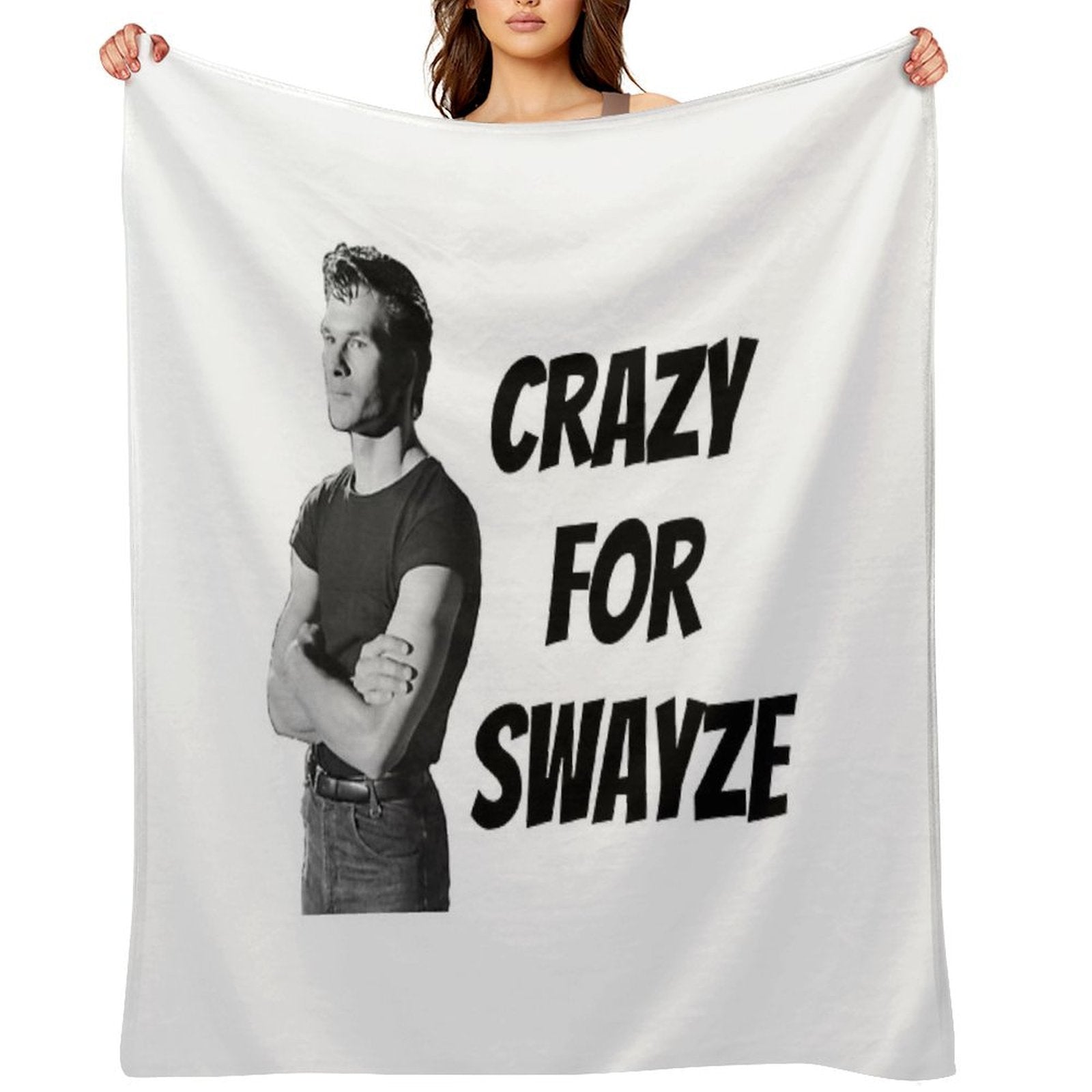 Crazy for Swayze Comfort Throw Blanket