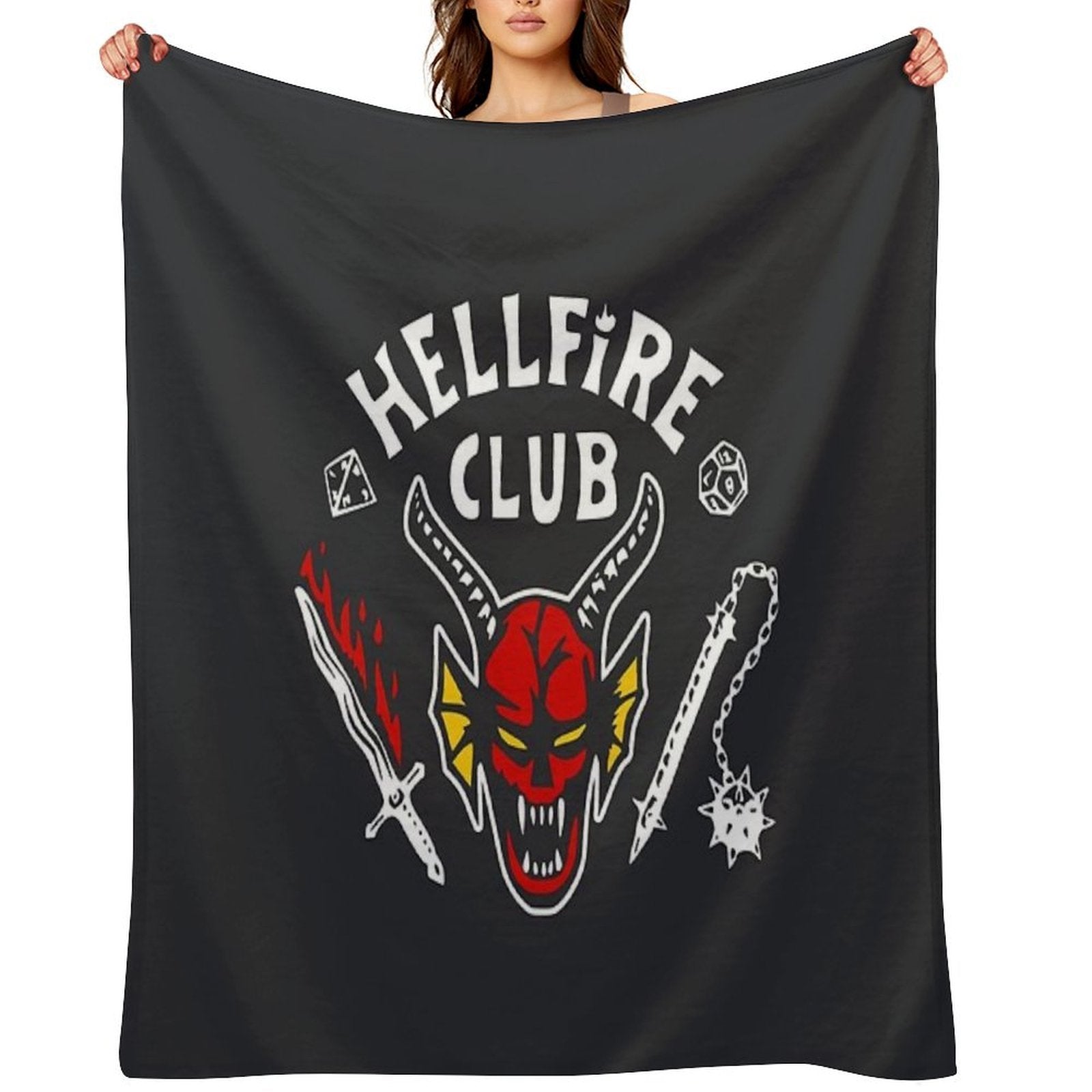 Tv Show Design Stickers Prints Art Game Design T-shirts Shrink-resistant Throw Blanket