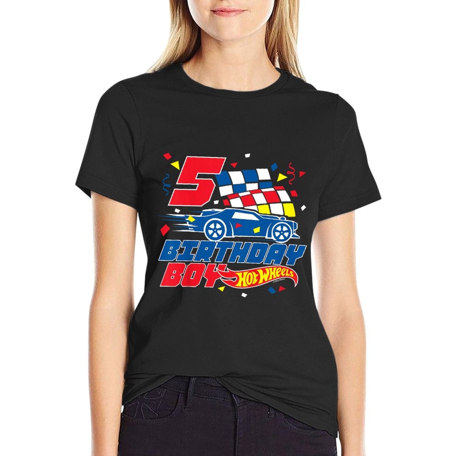 Hot Wheels - 5th Birthday Boy  Cotton T-Shirt