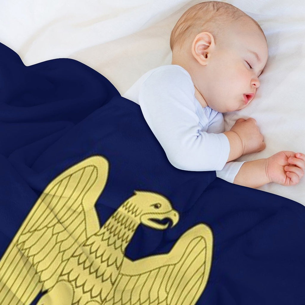Emblème De Napoléon Bonaparte Compact Throw Blanket