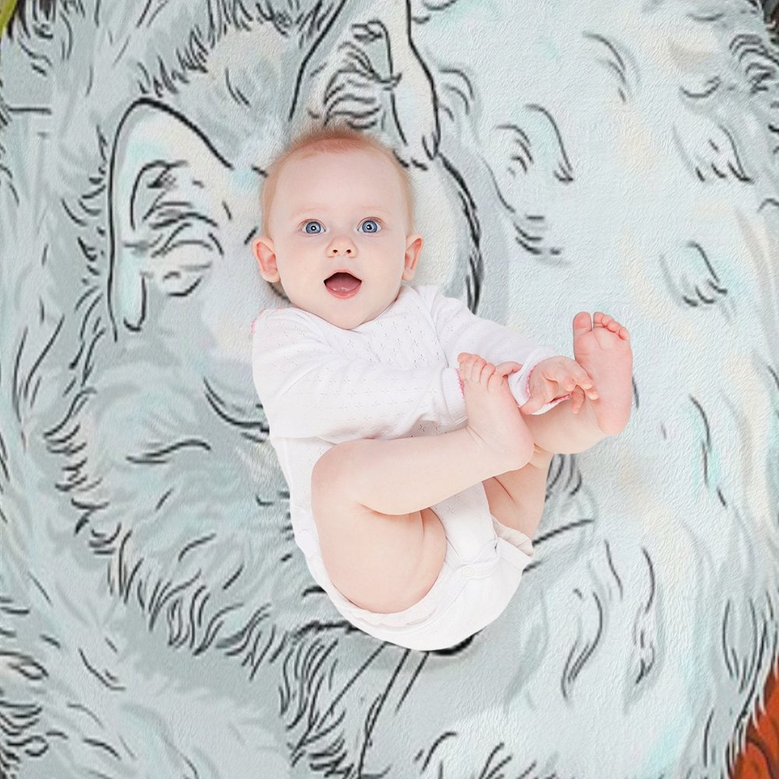 Arctic Fox Durable Throw Blanket