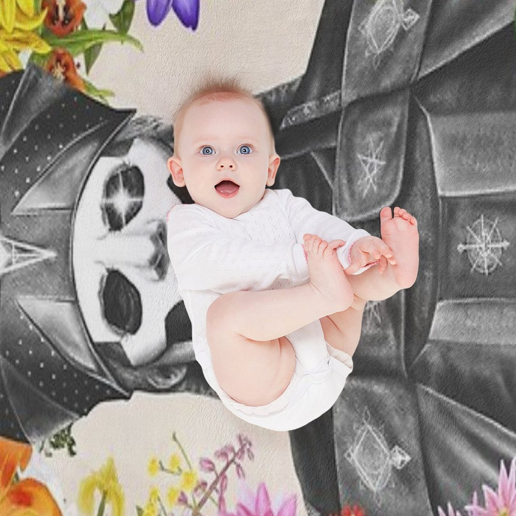 Papa - Language of Flowers Versatility Throw Blanket