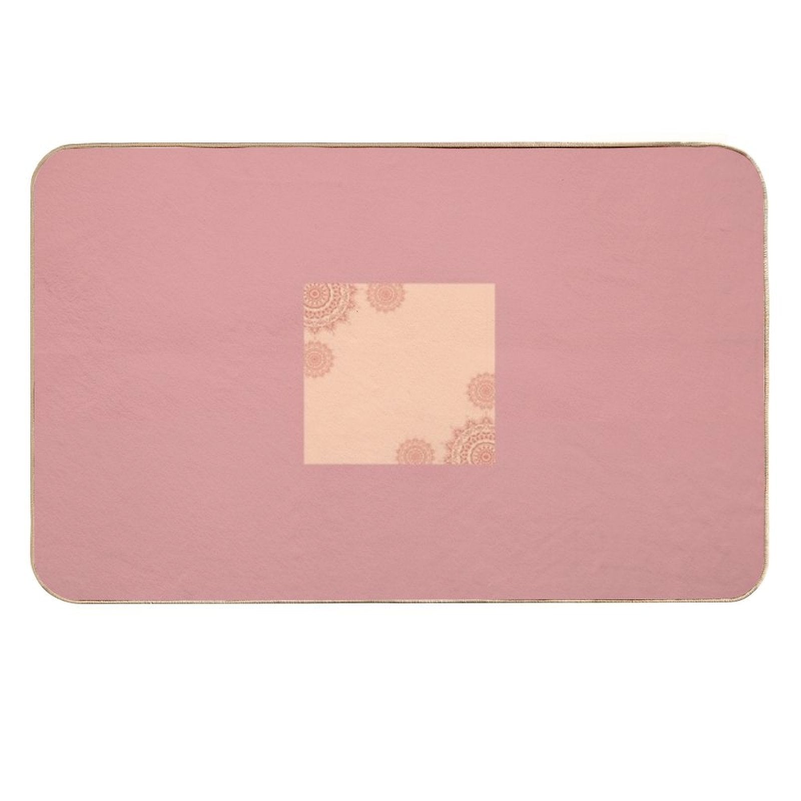 Mandala  Repositionable Bath Mat