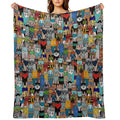 Cats in The Disguise Travel-friendly Throw Blanket