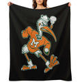 Vintage Sebastian Mascot Of Univ Velvety-soft Throw Blanket
