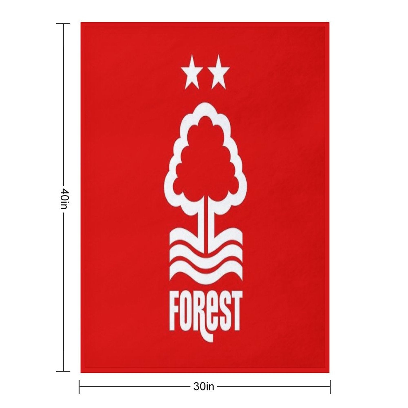 Top Two White Stars All-season Throw Blanket