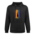 Cat Scratching Gay Pride Funny Kitten Paw Proud LGBT-Q Ally Versatile Streetwear Hoodie