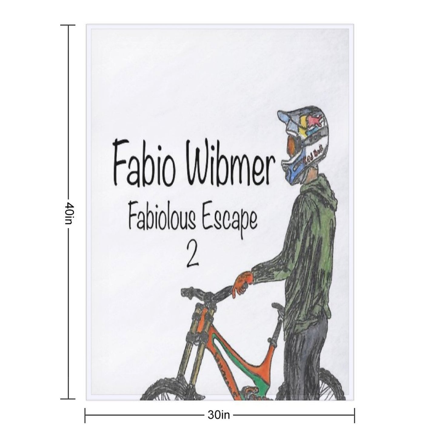 Fabio Wibmer Fabiolous Escape 2 Anti-pilling Throw Blanket