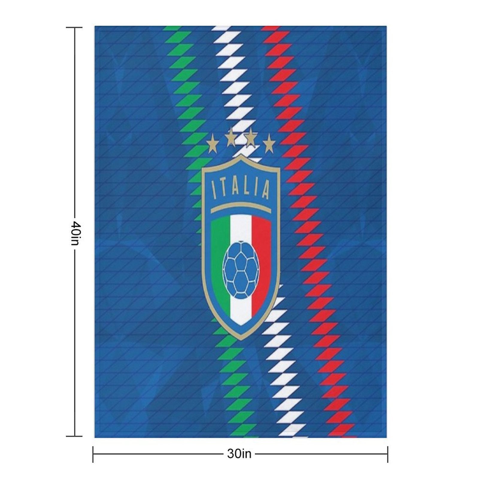 Italy  Italia Sustainable Throw Blanket