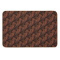 Copper Ostrich Feathers Collection  Pet-Safe Bath Mat