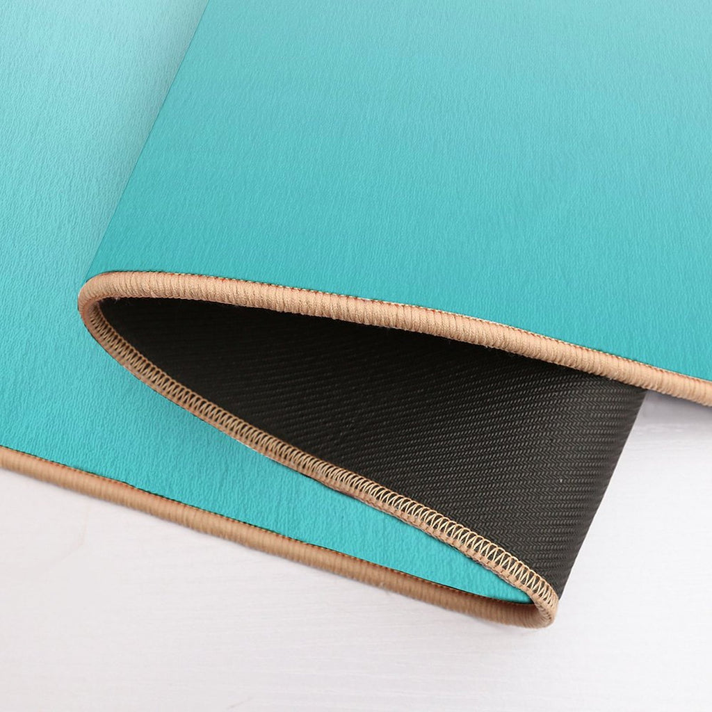 Turquoise Ombre  Slip-Resistant Bath Mat