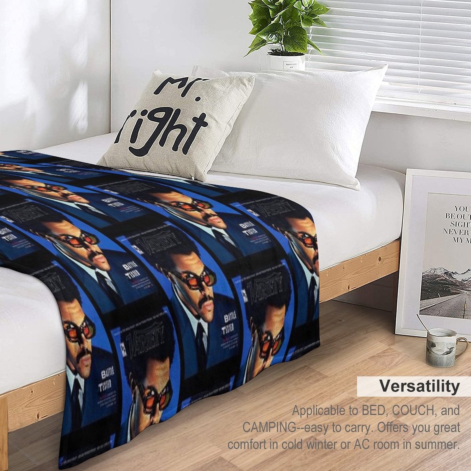 Cool at First Side Travel-friendly Throw Blanket