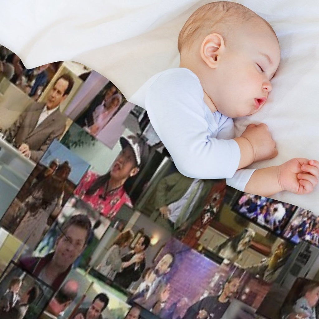 Adrian Monk Collage Gift-ready Throw Blanket