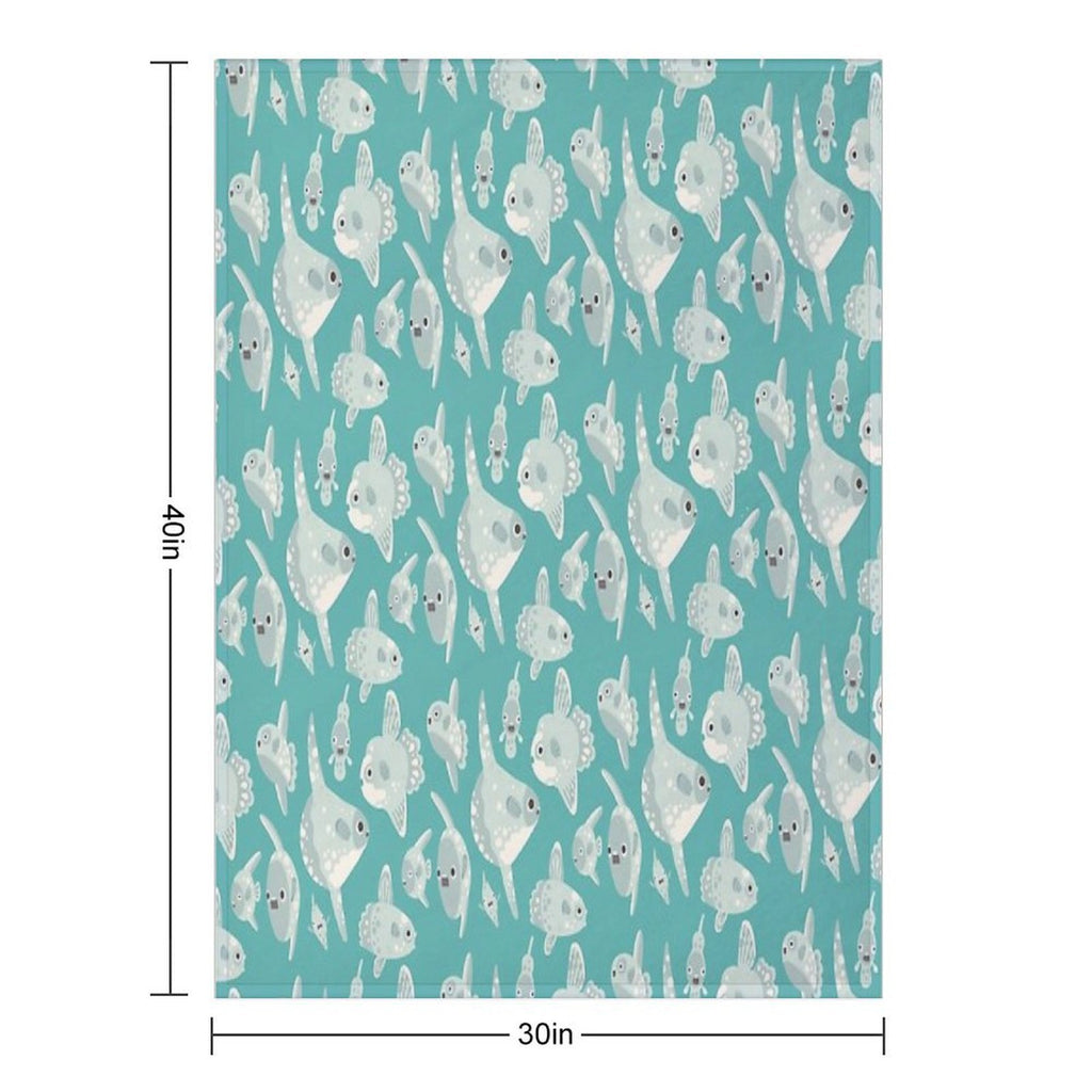 Mola Mola Quick-dry Throw Blanket