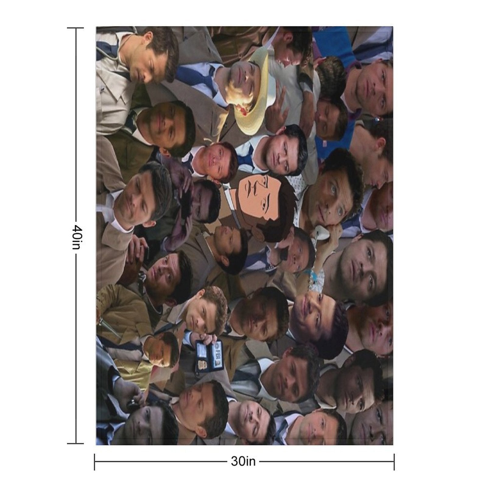 Castiel Collage Blanket All-season Throw Blanket