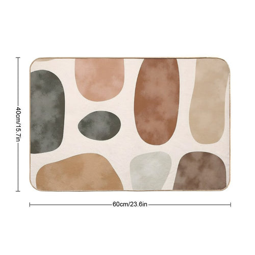 Abstract Boho  Stain-Proof Bath Mat