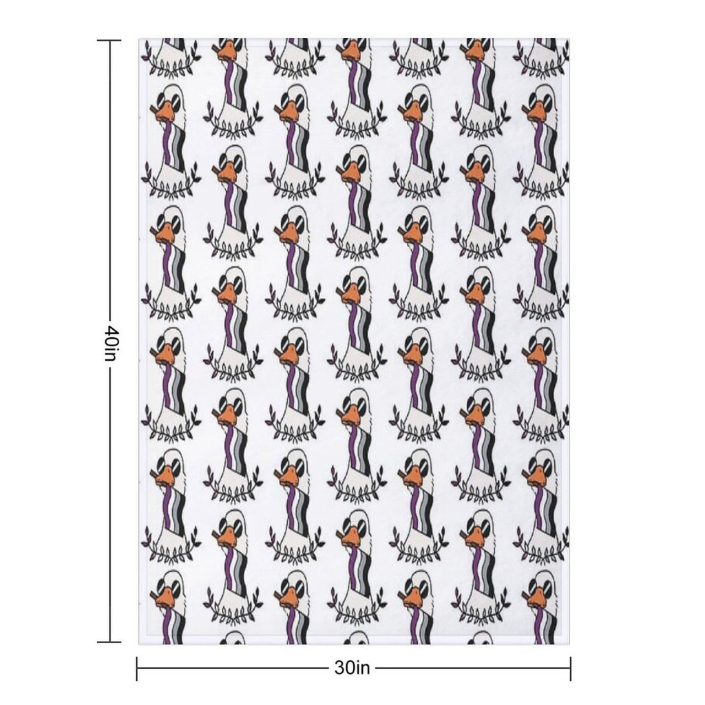 A Goose Wrinkle-free Throw Blanket