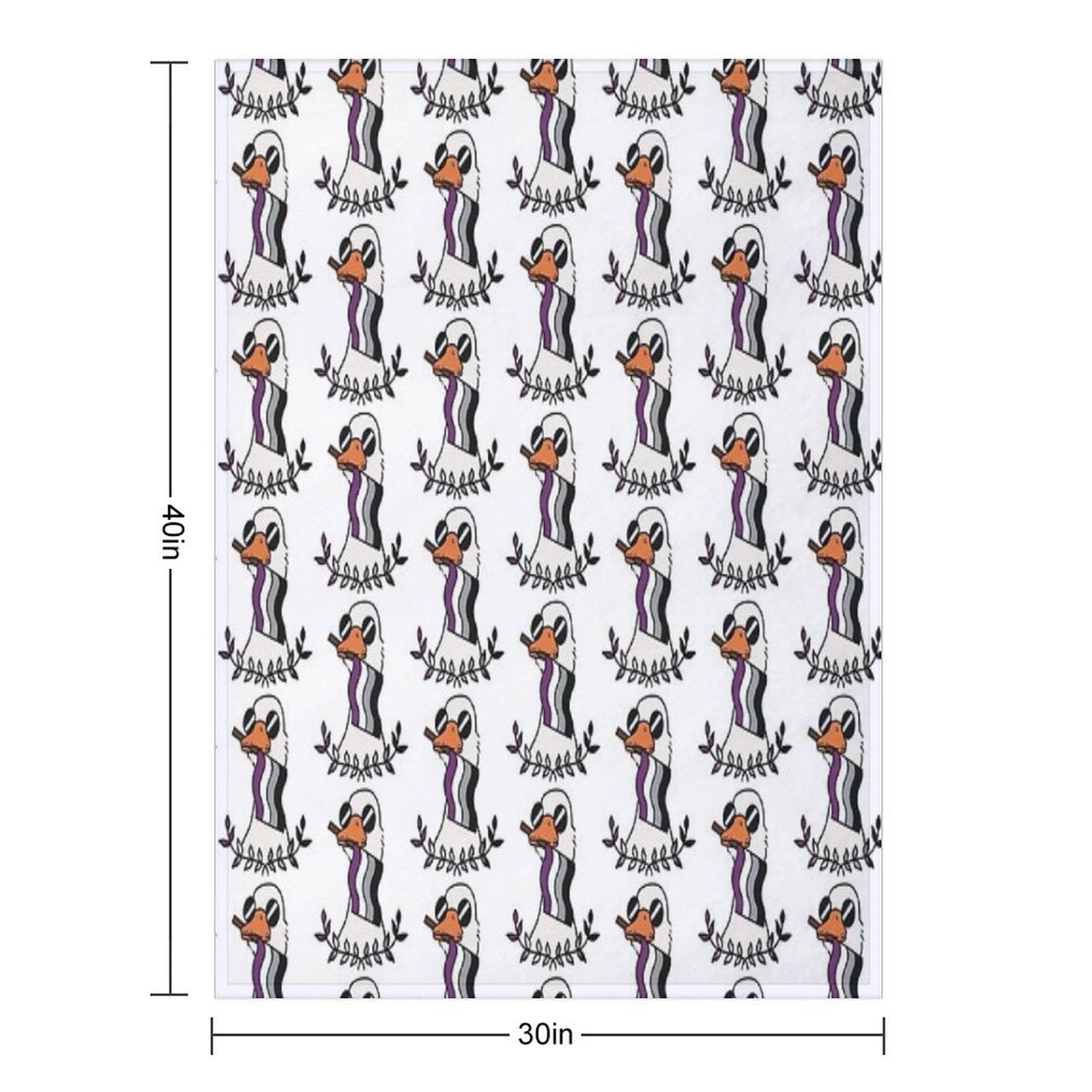 A Goose Wrinkle-free Throw Blanket