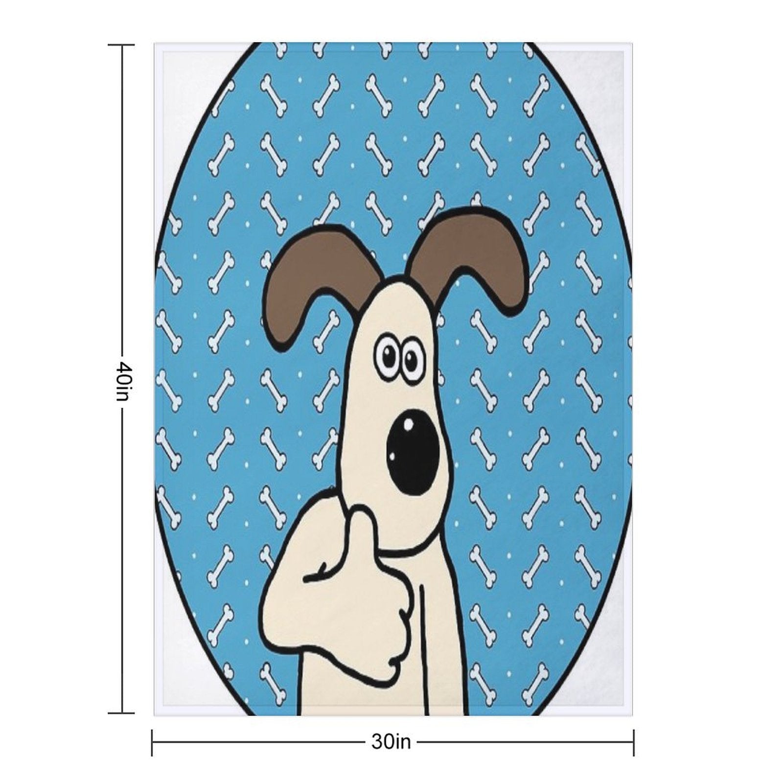Gromit Shrink-resistant Throw Blanket