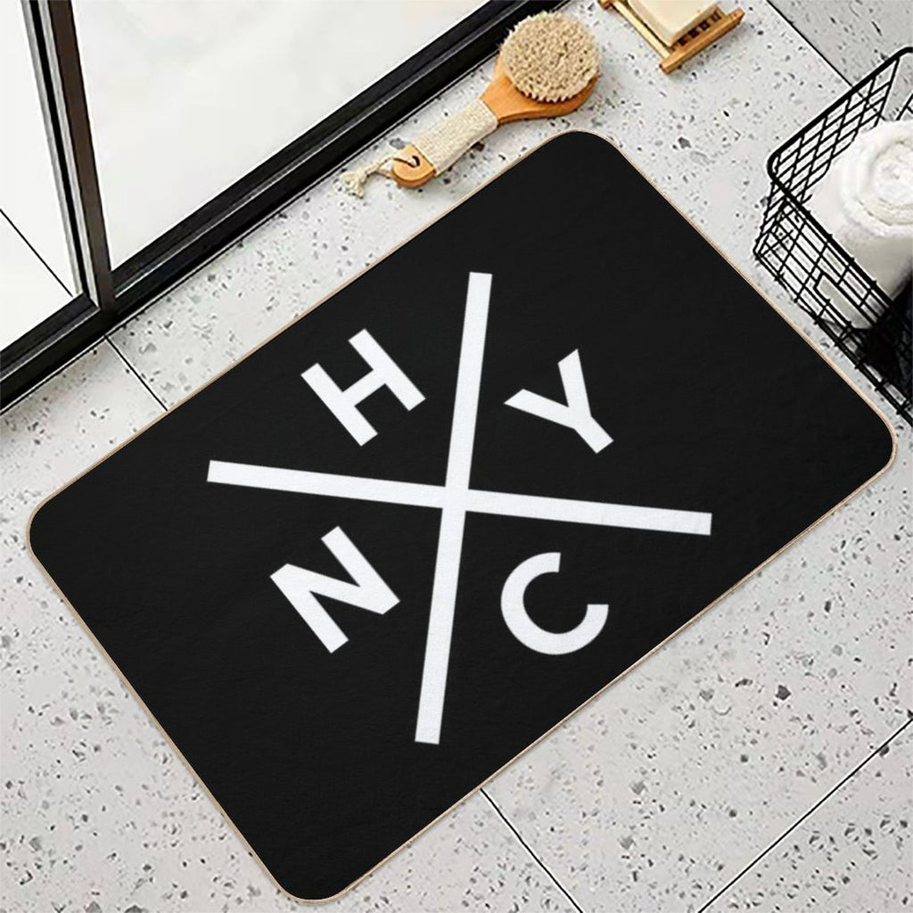 NYHC New York Hardcore Punk Rock  Absorbent Bath Mat