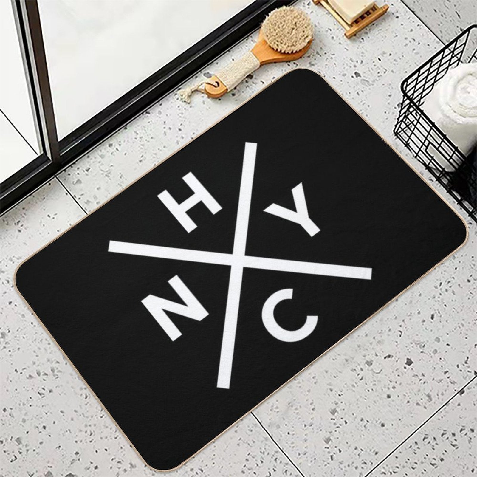 NYHC New York Hardcore Punk Rock  Absorbent Bath Mat