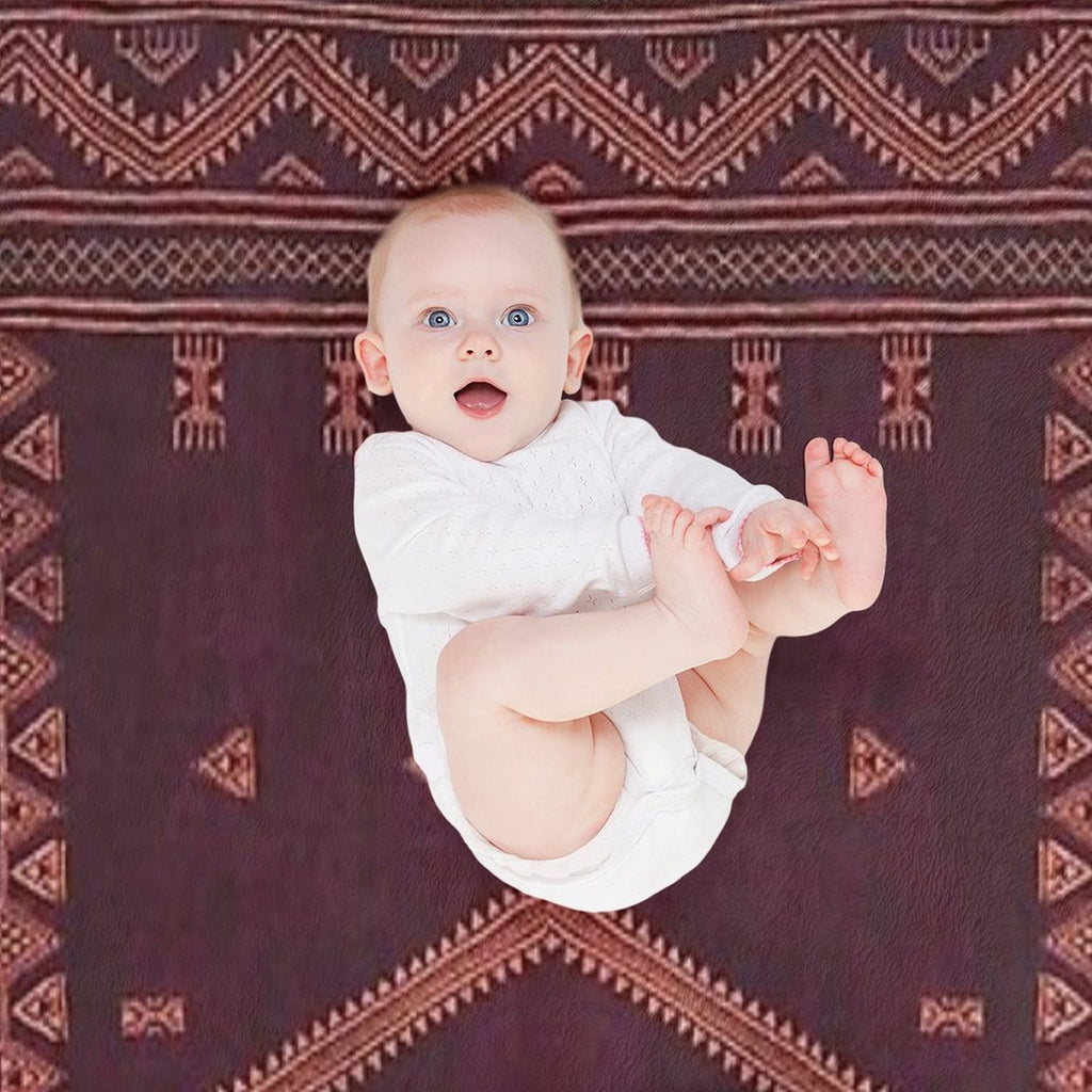 Traditional Moroccan Design Multi-functional Throw Blanket