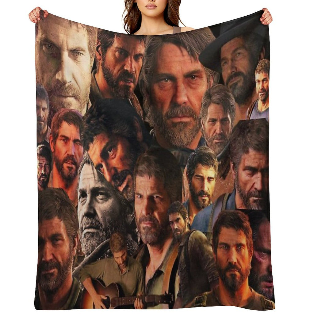 Last of Us Joel Collage Velvety-soft Throw Blanket