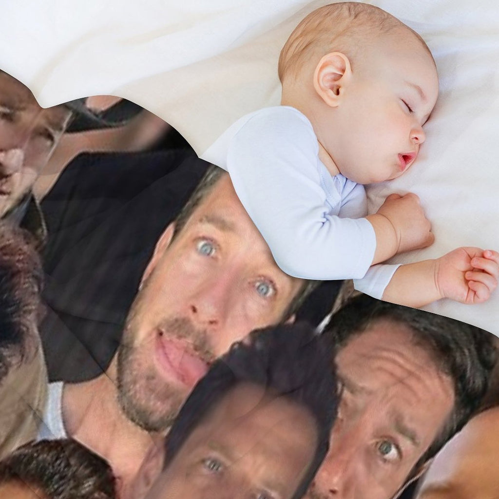 Ian Bohen Photo Collage Easy Care Throw Blanket