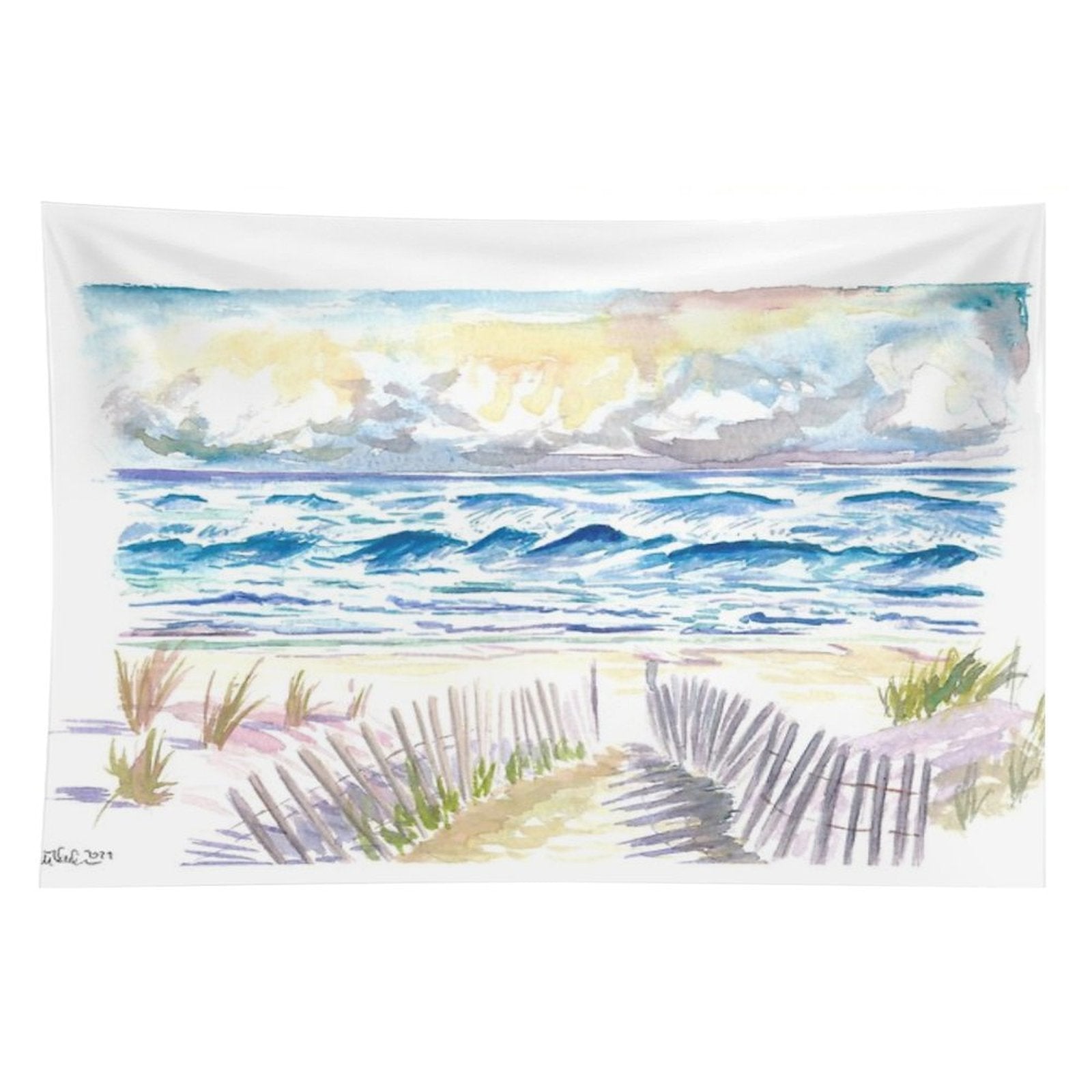 Hamptons Style in Coopers Beach And Dunes Southampton Tapestry