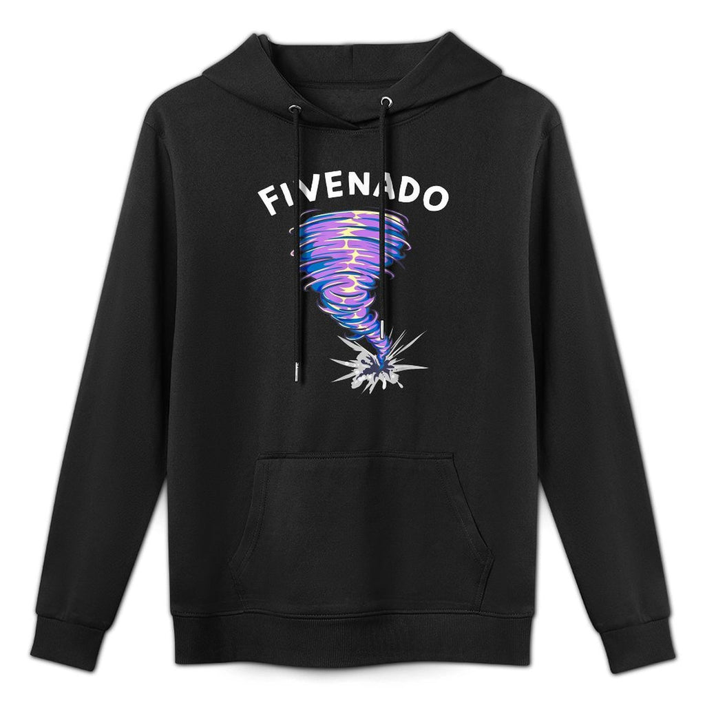 Fivenado 5th Birthday 5 Year Old Tornado Birthday Casual Wear Hoodie