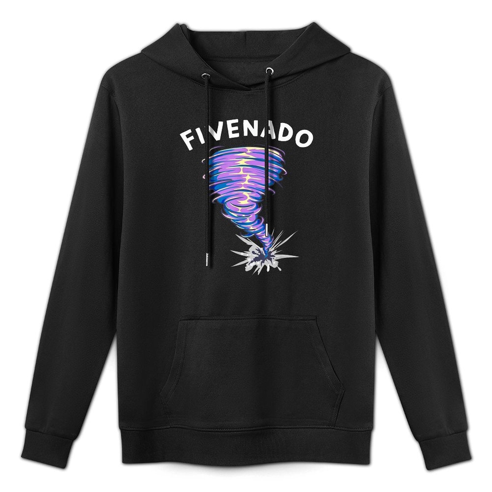 Fivenado 5th Birthday 5 Year Old Tornado Birthday Casual Wear Hoodie