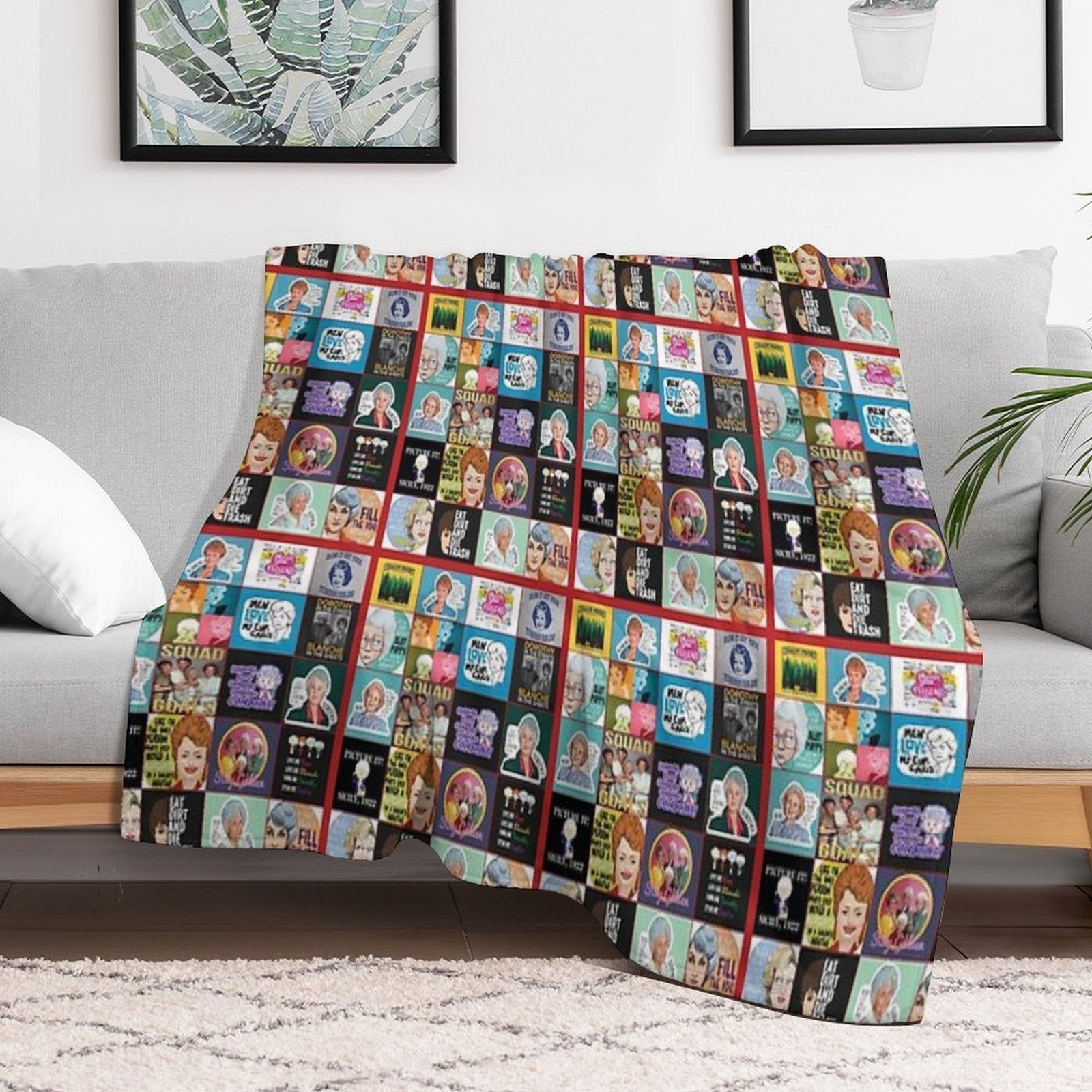 The Golden Girls, American TV Sitcom Velvety-soft Throw Blanket