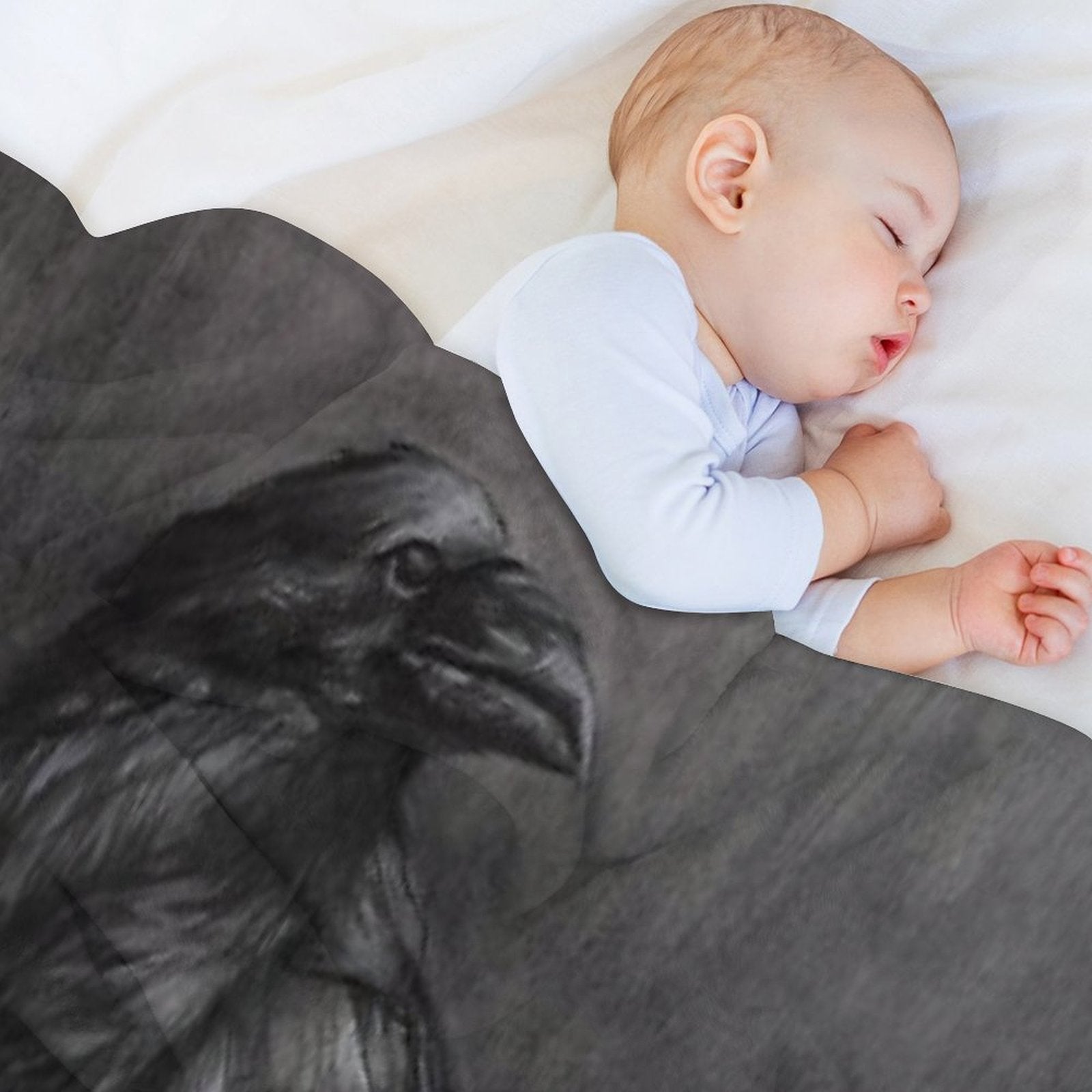 Raven Compact Throw Blanket