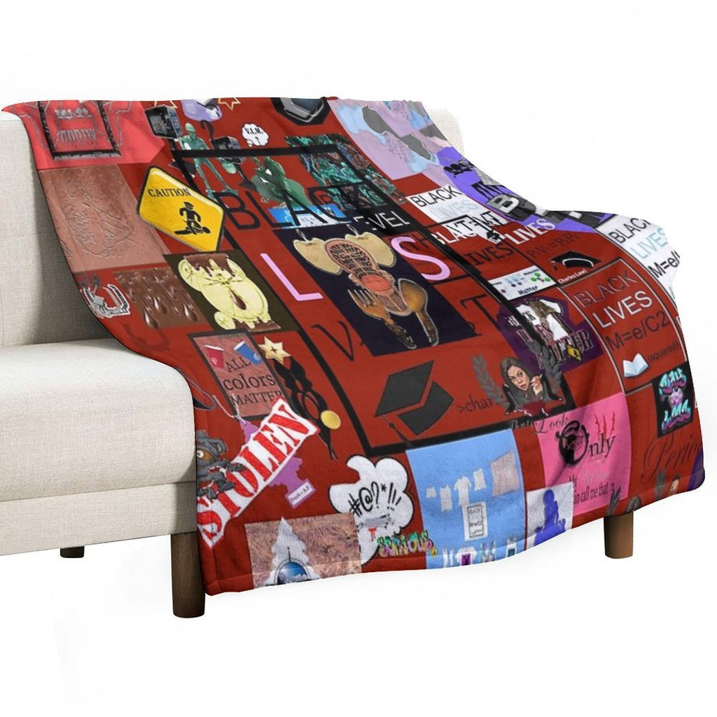 GOODBYE Shrink-resistant Throw Blanket
