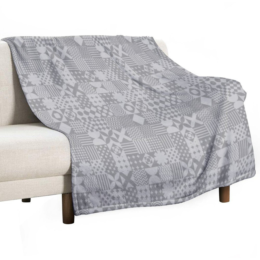 Patchwork Patterns Multi-functional Throw Blanket
