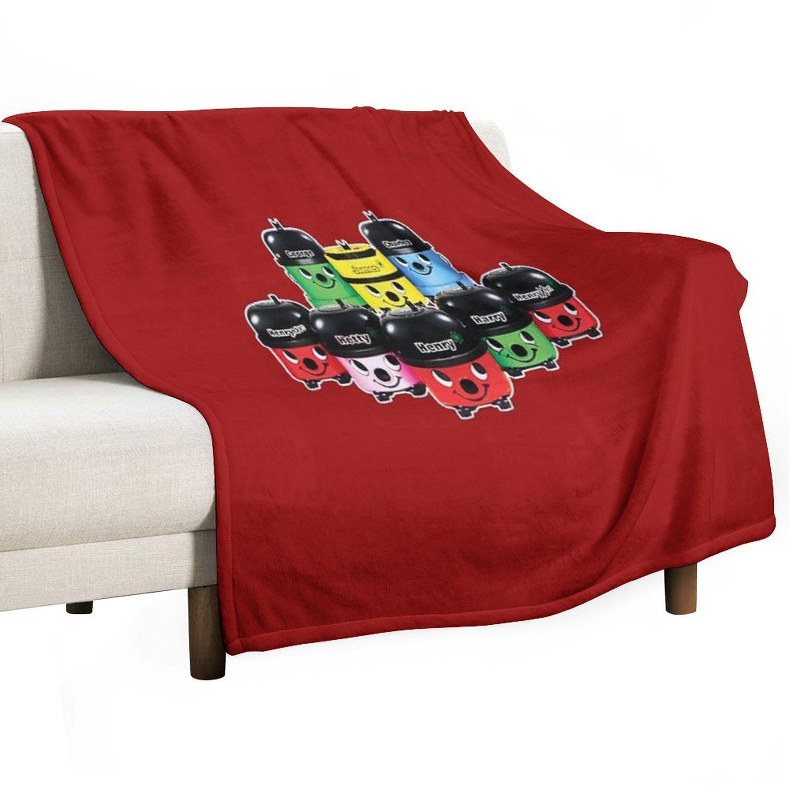 Henry Hoover And Friends Premium Throw Blanket