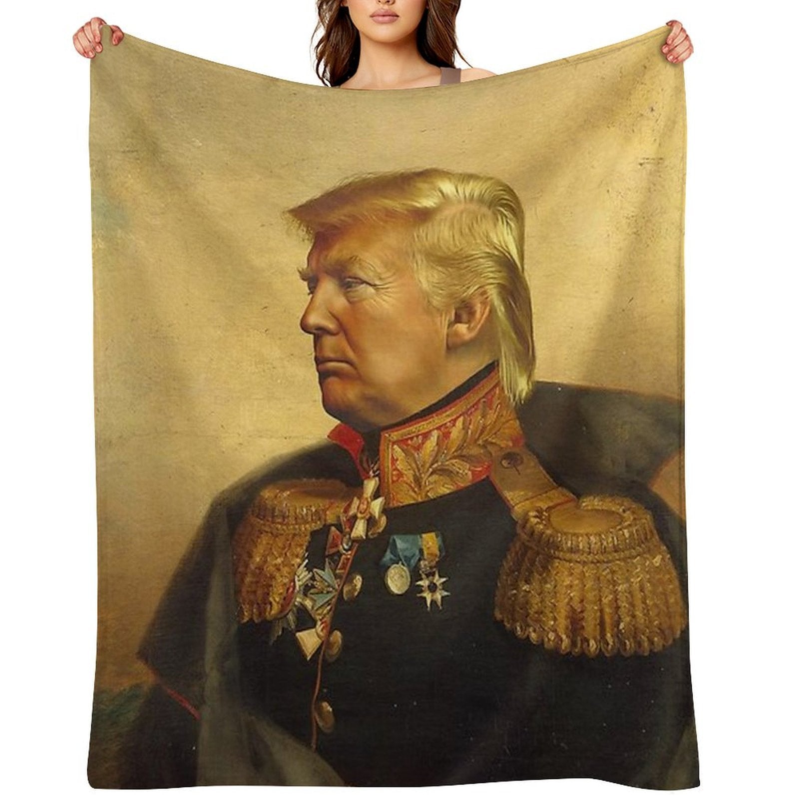 Donald Trump - Replaceface Premium Throw Blanket