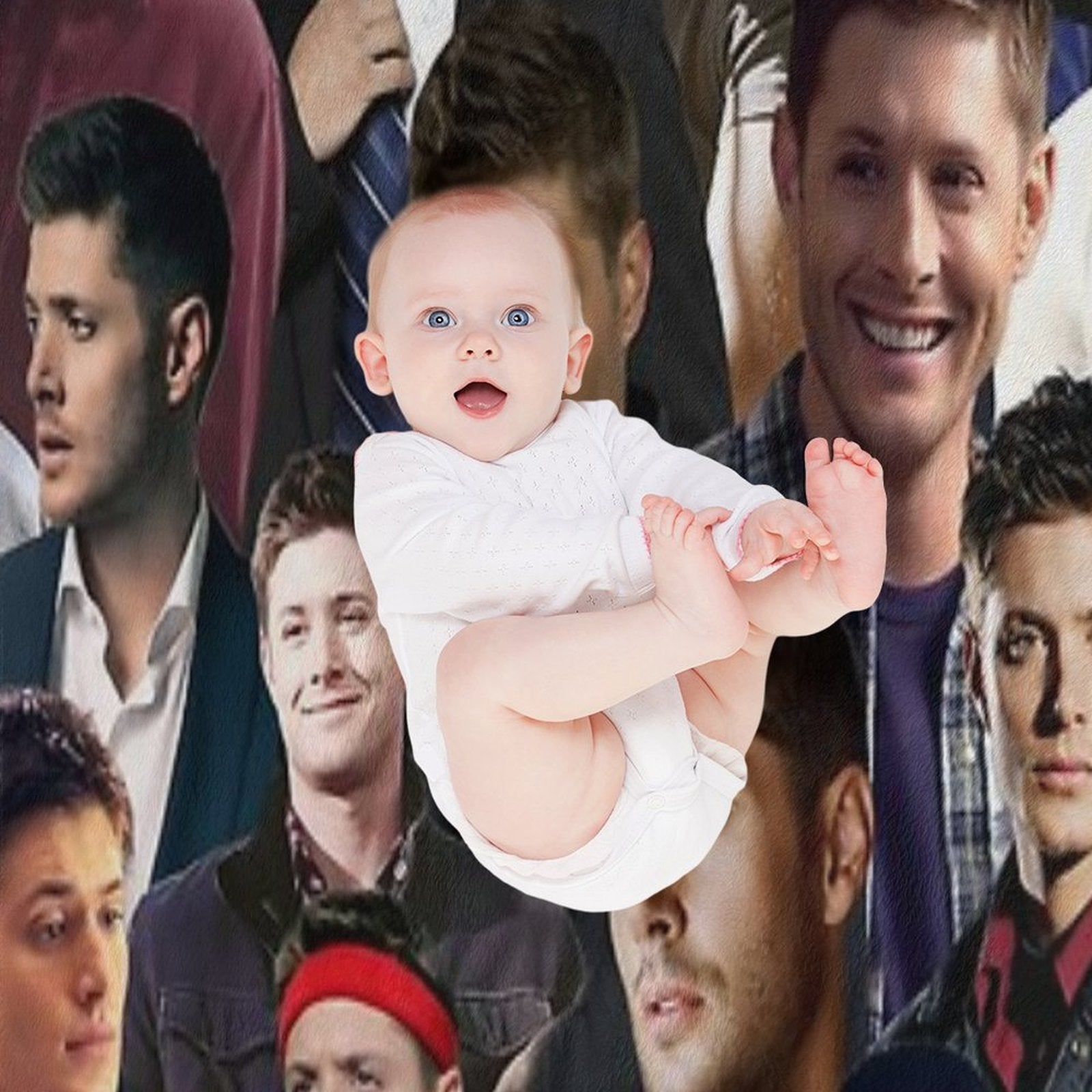 Dean Winchester Collage Durable Throw Blanket