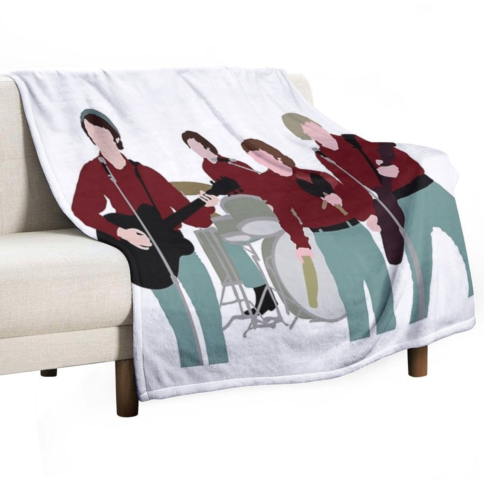 Untitled Travel-friendly Throw Blanket