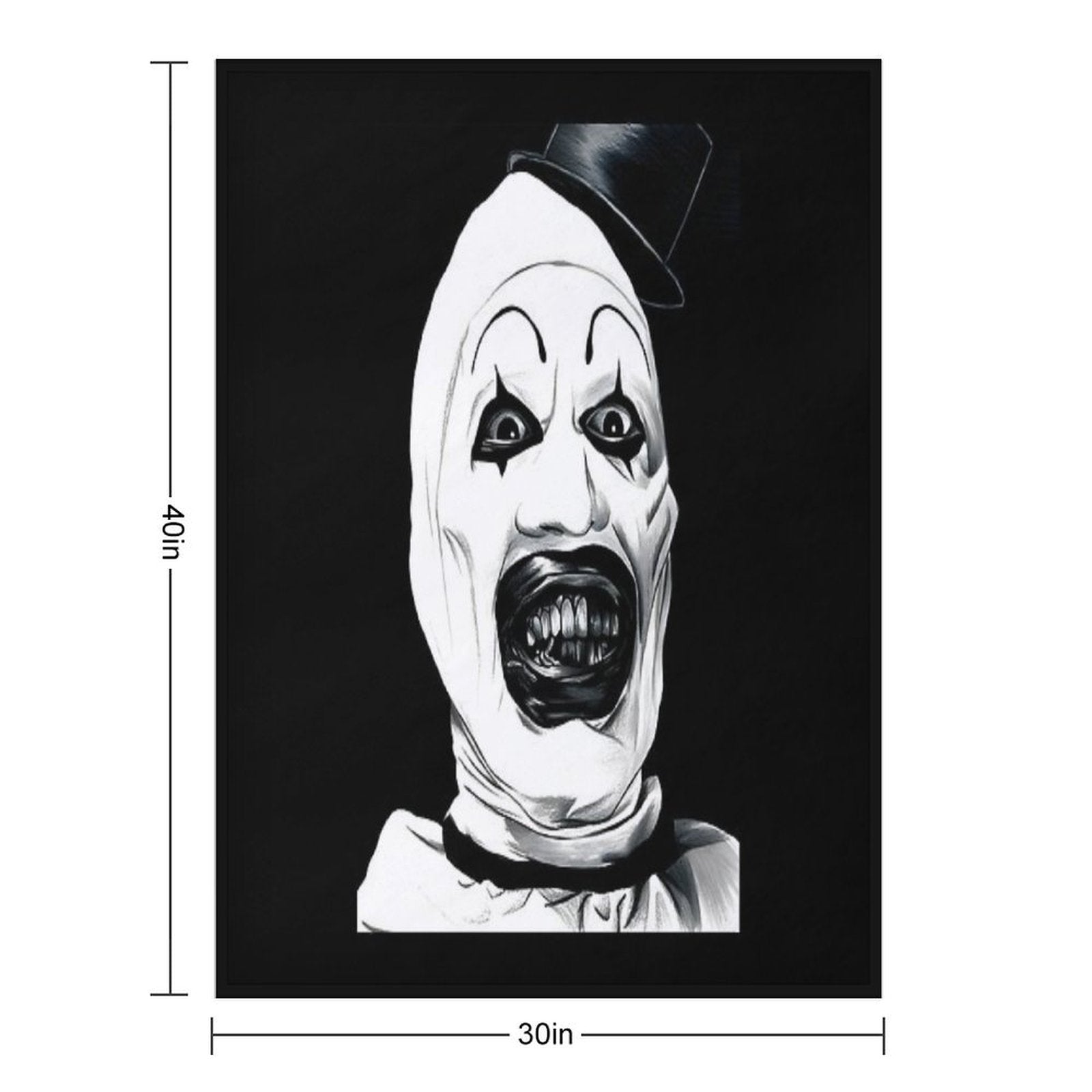 Art The Clown Terrifier  Classic Multi-functional Throw Blanket