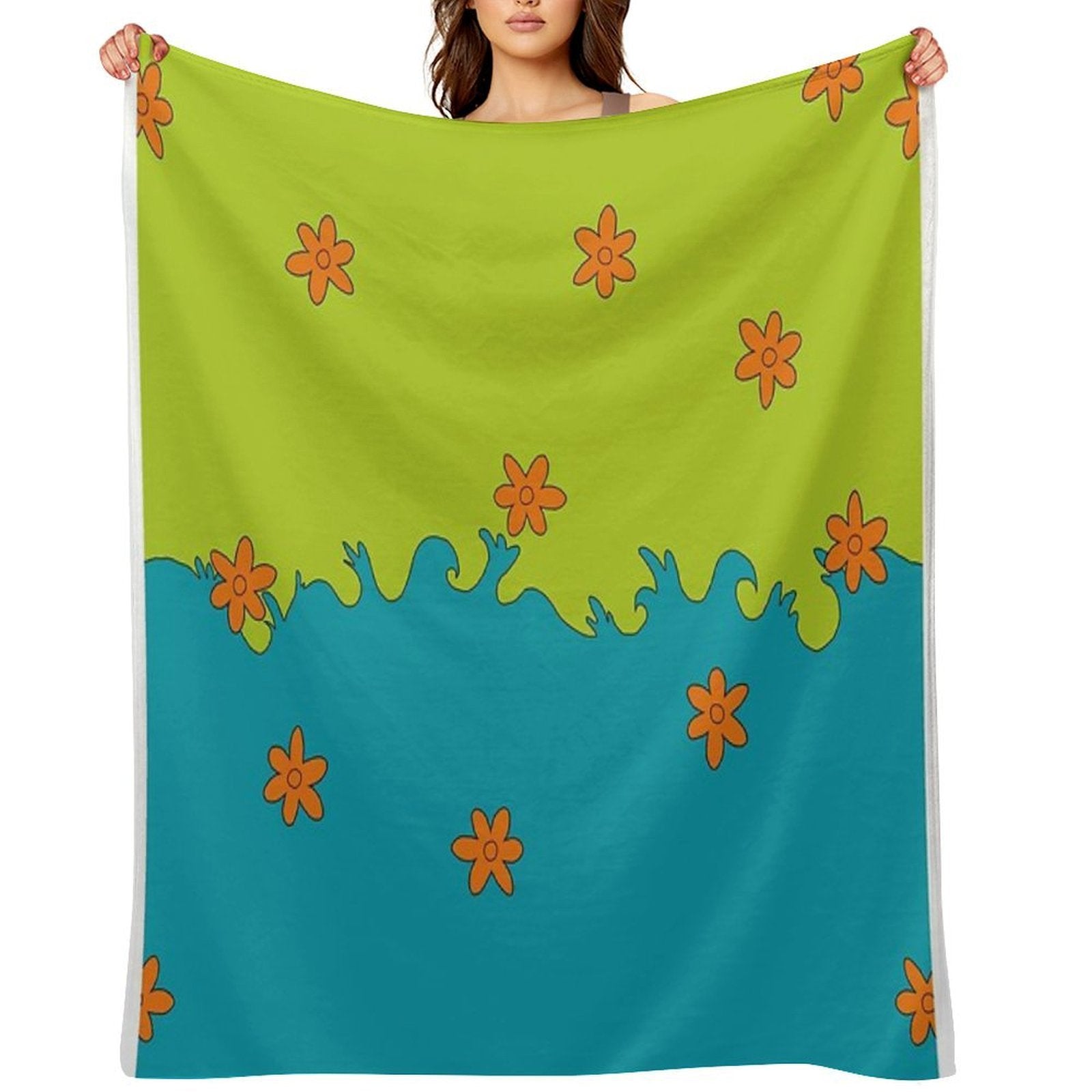 Mystery Pattern Wrinkle-free Throw Blanket