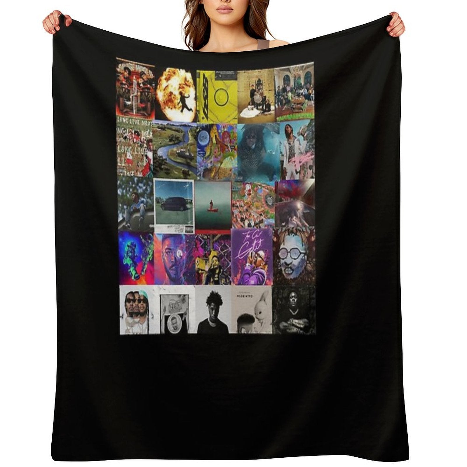 Copy of Custom- Michael Ricciardi Travel-friendly Throw Blanket