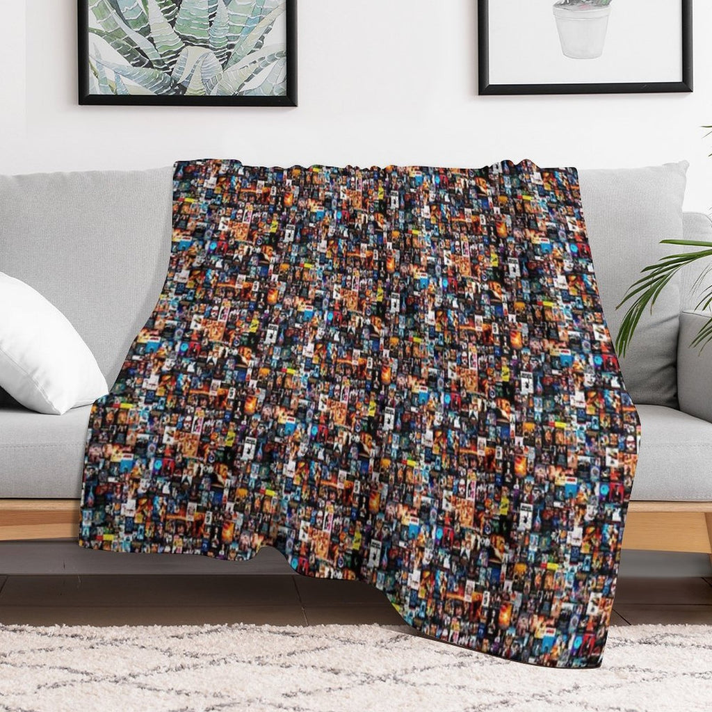 90s Movie Montage Multi-functional Throw Blanket